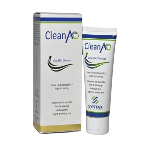 Clean AC Oily Skin Cleanser Non Comedogenic / Non-irritating Removes Surface Oil, Dirt & Makeup skin tight or overly dry